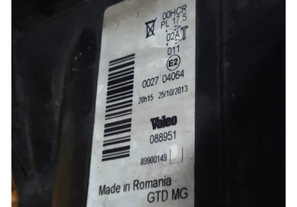 Фара передня ліва Renault Clio 3, 2005-2009, 088951
